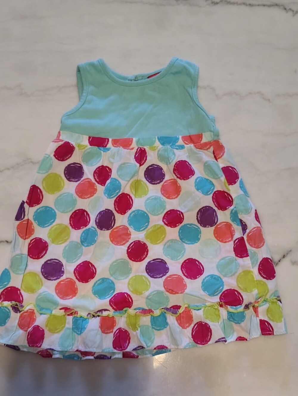Koala Kids Colorful Polka Dot Keyhole Dress Size 24 Months Girls